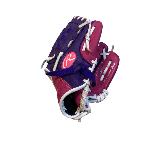 Used Rawlings HFP10PPW BB/SB Glove RH Throw Purple 10" 11706-S000385531