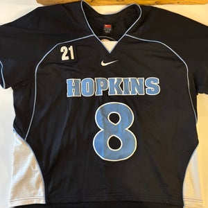Hopkins game worn lacrosse jersey (xxl)