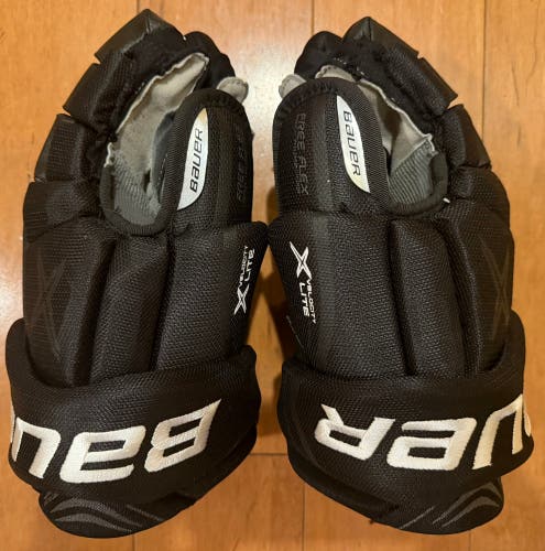 Bauer Vapor X Velocity Lite Senior Hockey Gloves 14" Black - Source Exclusive (Used)