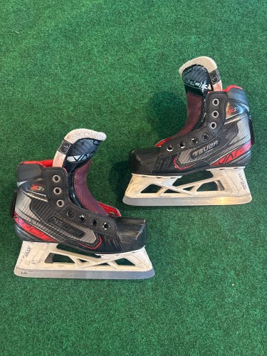 Junior Bauer Vapor X2.7 Hockey Goalie Skates (Regular) Size 1 (Used)