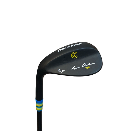 Used Cleveland TOUR ACTION REG. 588 CUSTOM Golf Wedge Mens LH Sand Wedge 11706-S000385721