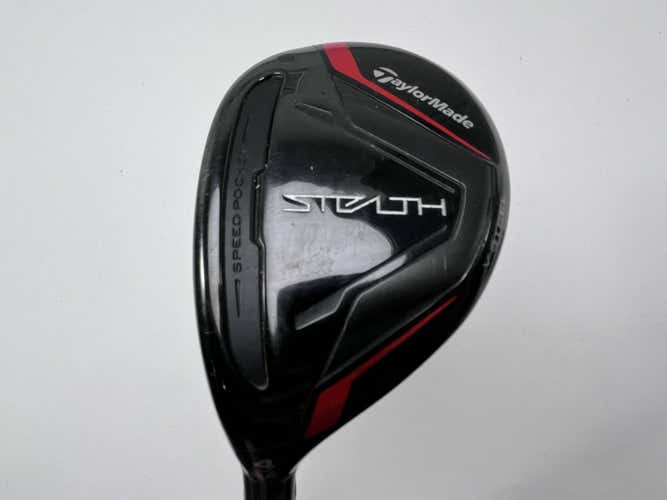 LEFTY TaylorMade Stealth Rescue 4 Hybrid 22* Fujikura Ventus Red 6R Regular LH