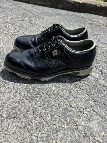 Unisex Size M 10.0 (W 11.0) Footjoy DryJoys Golf Shoes (Used)