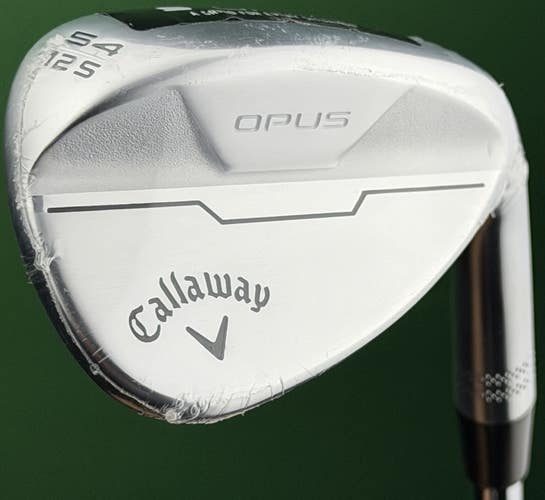 Callaway Opus Chrome Sand SW Wedge 54-12* S-Grind Steel Dynamic Gold Mid 115 NEW