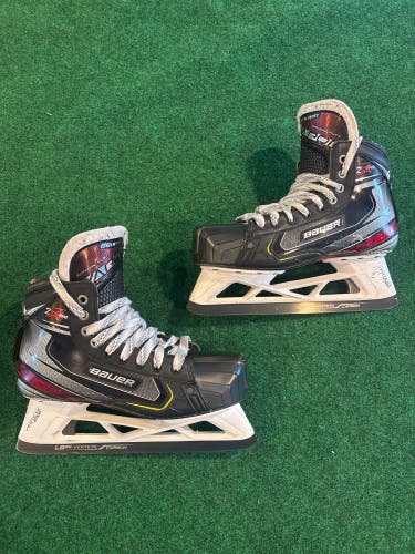 Senior Bauer Vapor 2X Pro Hockey Goalie Skates (Regular) Size 8.5 (Used)