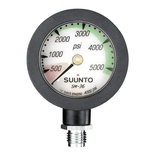 Suunto SM-36 2" 5,000 PSI SPG Submersible Pressure Gauge Scuba Dive Compact 4000
