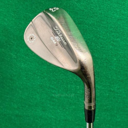 Titleist Vokey SM7 Brushed Steel 52-12F 52 Gap Wedge Stepped Steel Wedge Flex