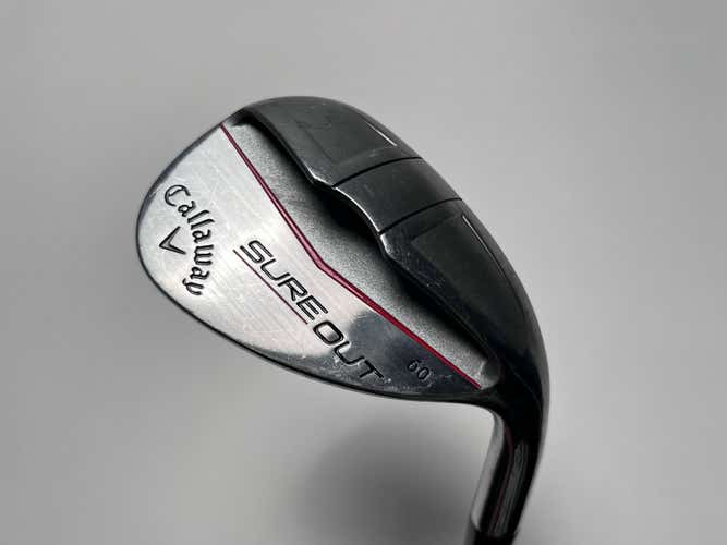 Callaway Sure Out Lob Wedge LW 60* KBS Tour Tour 90g Wedge Steel Mens RH