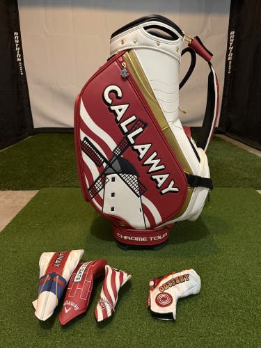 Callaway 2026 Chrome Tour Staff Golf Bag And Head Covers