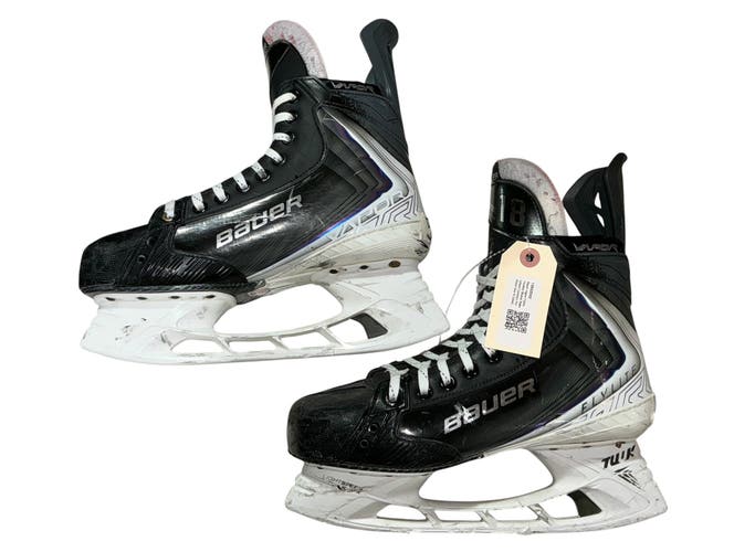 Bauer Vapor Flylite Hockey Skates Bakersfield Condors Pro Stock Size 8 (Used) 5812