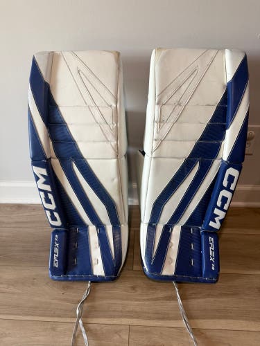 30+1” CCM EFlex 7 Goalie Leg Pads (Used)