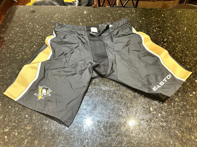 Black Large (52) Easton Pittsburgh Penguins Pant Shell Pro Stock (New)
