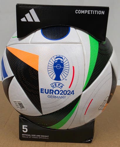 adidas UEFA Euro 2024 Fussballliebe Competition Soccer Ball Size 5 (IN9365) - NIB