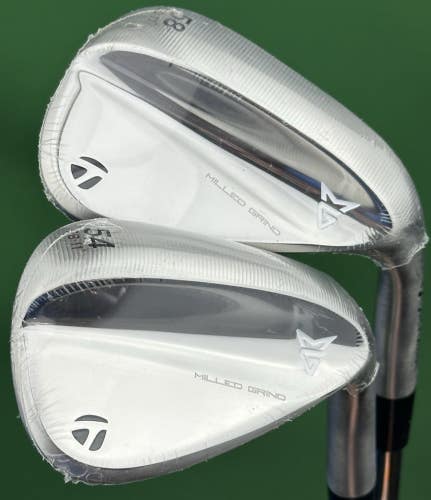 TaylorMade Milled Grind Wedge Set 54-11*, 58-11 Steel Sand Lob SW LW NEW!