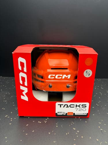 New CCM Tacks 720 Helmet - Anaheim Ducks Burnt Orange [HT720:SR]