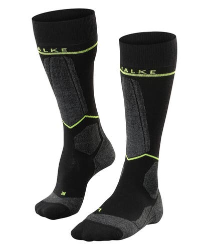 Falke SK Compression Wool Men Skiing BLACK-LIGH 43-46 W2 SOCKS (New)