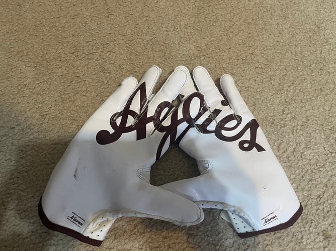 Mississippi State Aggies Large Adult Adidas Adizero Gloves