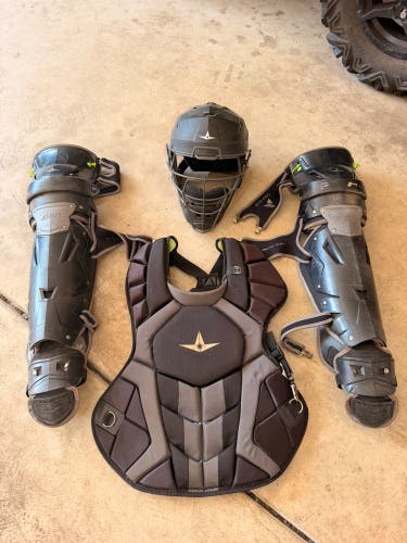 Black All Star System 7 Catcher's Set