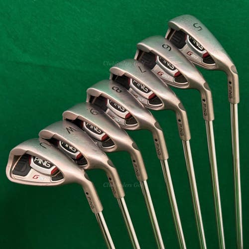 Ping G20 Black Dot 5-UW Iron Set Ping CFS Steel Seniors