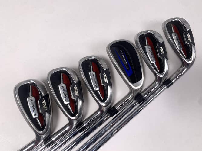 Wilson Profile 431ss Iron Set 5-PW+SW Regular Steel Mens RH No 9 iron