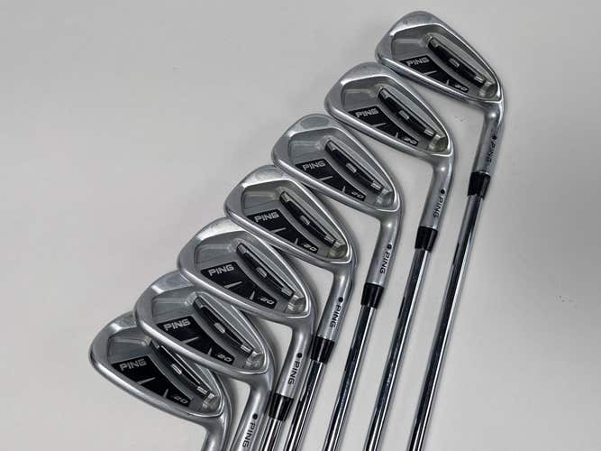 Ping i20 Iron Set 4-PW+GW Black Dot CFS Regular Steel Mens RH No 9 iron