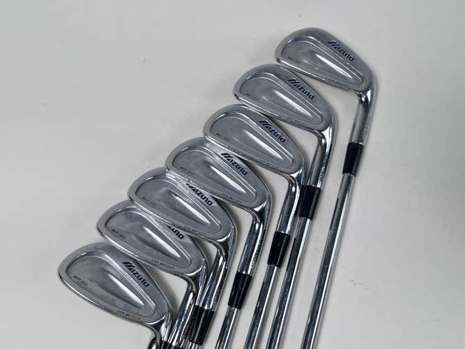 Mizuno MP 60 Iron Set 4-PW True Temper Dynalite Gold S300 Stiff Steel Mens RH