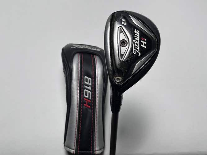 LEFTY Titleist 816 H1 Hybrid 23* Diamana S+70 70g Regular LH HC DENTS