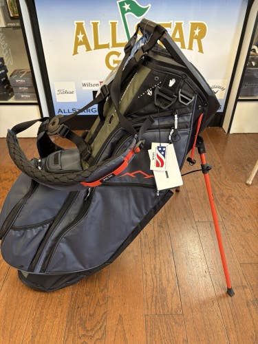 New Sun Mountain Eclipse 4.5 VLO 14 Way Stand Bag Black / Olive / Inferno