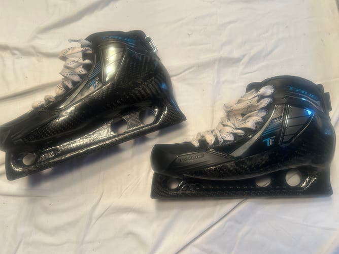True Custom Hockey Goalie Skates Regular Width shoes sz 12 (Used)