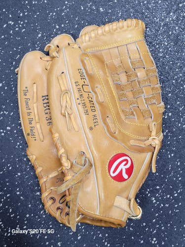 Used Rawlings RBG36 BB/SB Glove LH Throw Tan 12 1/2" 11849-S000043312