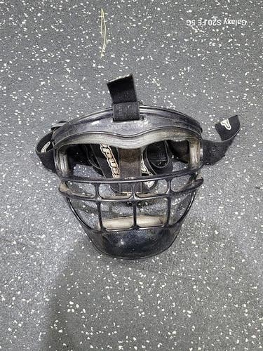 Used Defender SOFTBALL FIELDERS MASK BB/SB Fielders Mask Black One Size 11849-S000043267