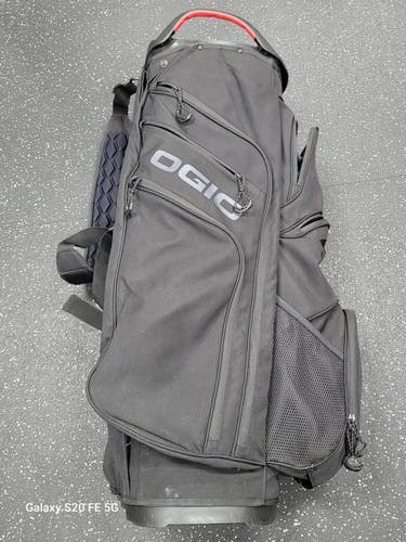 Used Ogio 15 DIVIDER BAG Mens Cart Bag Black 11849-S000043241