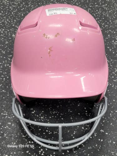 Used Easton ALPHA HELMET Batting Helmet w/Mask Pink M/L 11849-S000043205