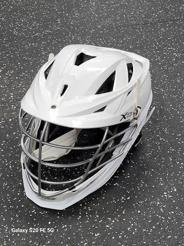 Used Cascade XRS PRO Lacrosse Helmet White One Size 11849-S000043164