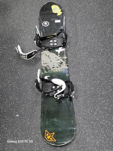 Used Morrow LITHIUM Mens Board/Bindings Black 157 cm 11849-S000043145