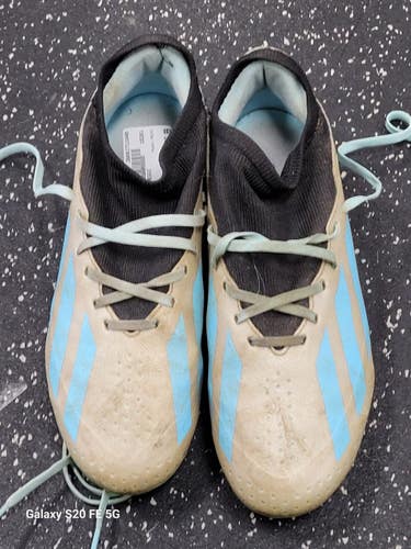 Used Adidas MESSI Soccer Cleats Grey Senior 8.5 11849-S000043428