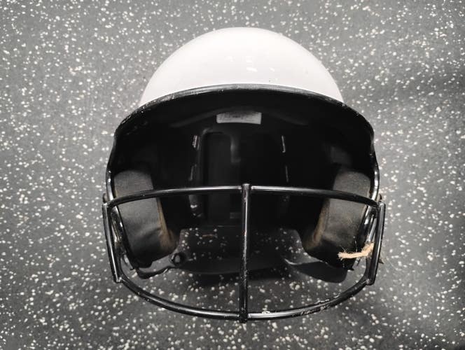 Used RIP-IT RIP IT Batting Helmet w/Mask Black And White M/L 11849-S000043404