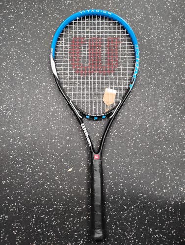 Used Wilson IMPACT Adult Tennis Racquet Royal Blue 4 1/4" 11849-S000043387
