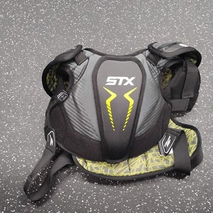 Used STX 200+ Lacrosse Shoulder Pads Black Youth 11849-S000043377