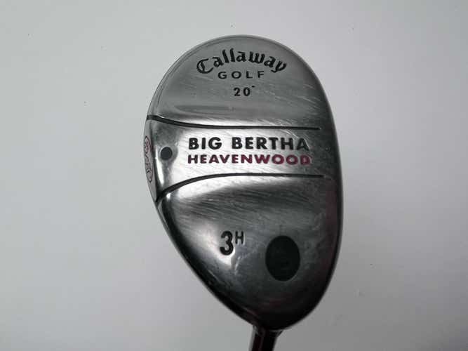 Callaway Big Bertha Heavenwood 3 Hybrid 20* RCH 75w Regular Graphite Mens RH