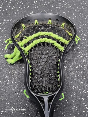 Used String King MARK 1 Mens Lacrosse Head Black 11849-S000043346