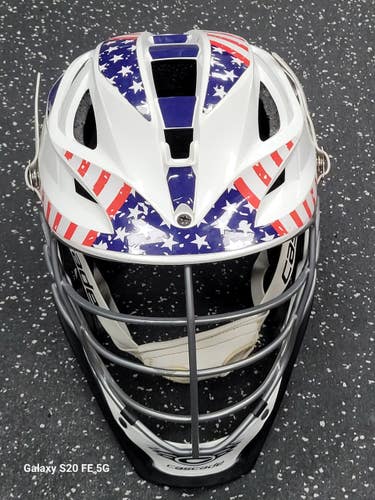 Used Cascade S Lacrosse Helmet White One Size 11849-S000043338