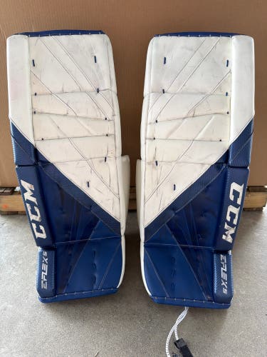 32" Senior CCM EFlex 5 Goalie Leg Pads (Used)