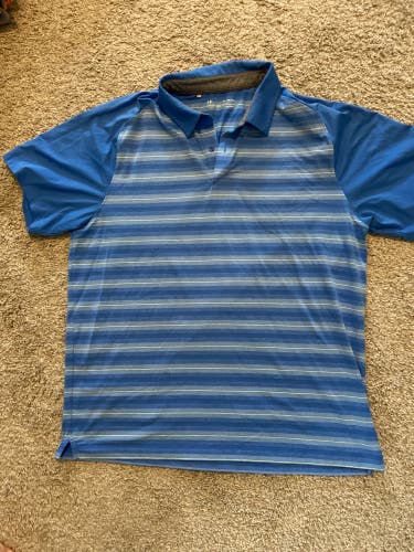 Blue XL Men's Under Armour Shirt (Used)