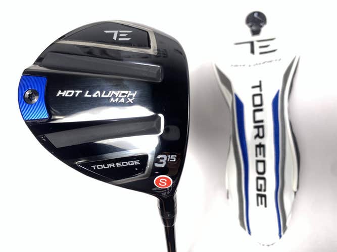Tour Edge Hot Launch Max 3 Fairway Wood 15* Aldila Ascent Blue Stiff RH HC NEW