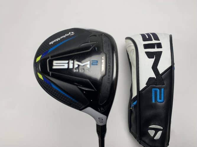 TaylorMade SIM2 MAX 5 Fairway Wood 18* Fujikura Ventus Blue 7-S Stiff RH HC