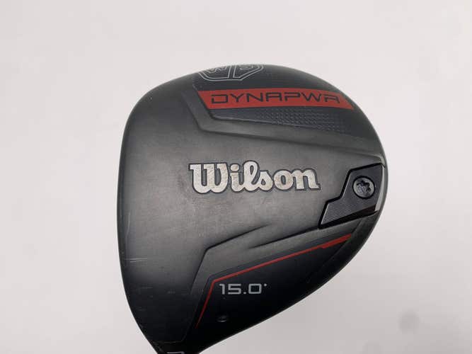 LEFTY Wilson Dynapwr 3 Fairway Wood 15* HZRDUS RDX Smoke Red 6.0 60g Stiff LH