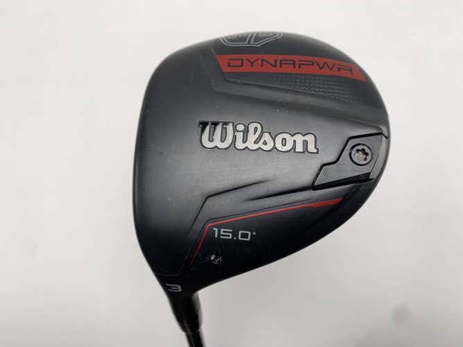 Wilson Dynapwr 3 Fairway Wood 15* HZRDUS RDX Smoke Red 6.0 60g Stiff LH