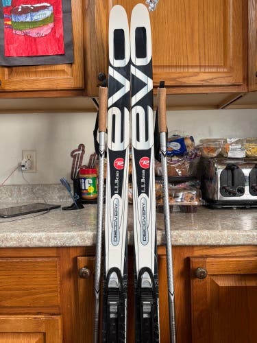 180cm Rossignol Evo Discovery XC Skis Set NNN Bindings 180 Cm Cross Country X/c classic