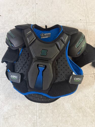 Medium Junior Sher-Wood Code Encrypt 2 Shoulder Pads (New)